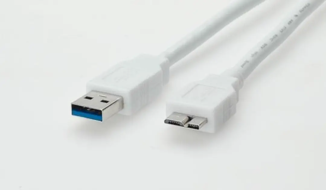 Value USB 3.2 Gen 1 A M - Micro B M Kabel - 0,8m - Wit