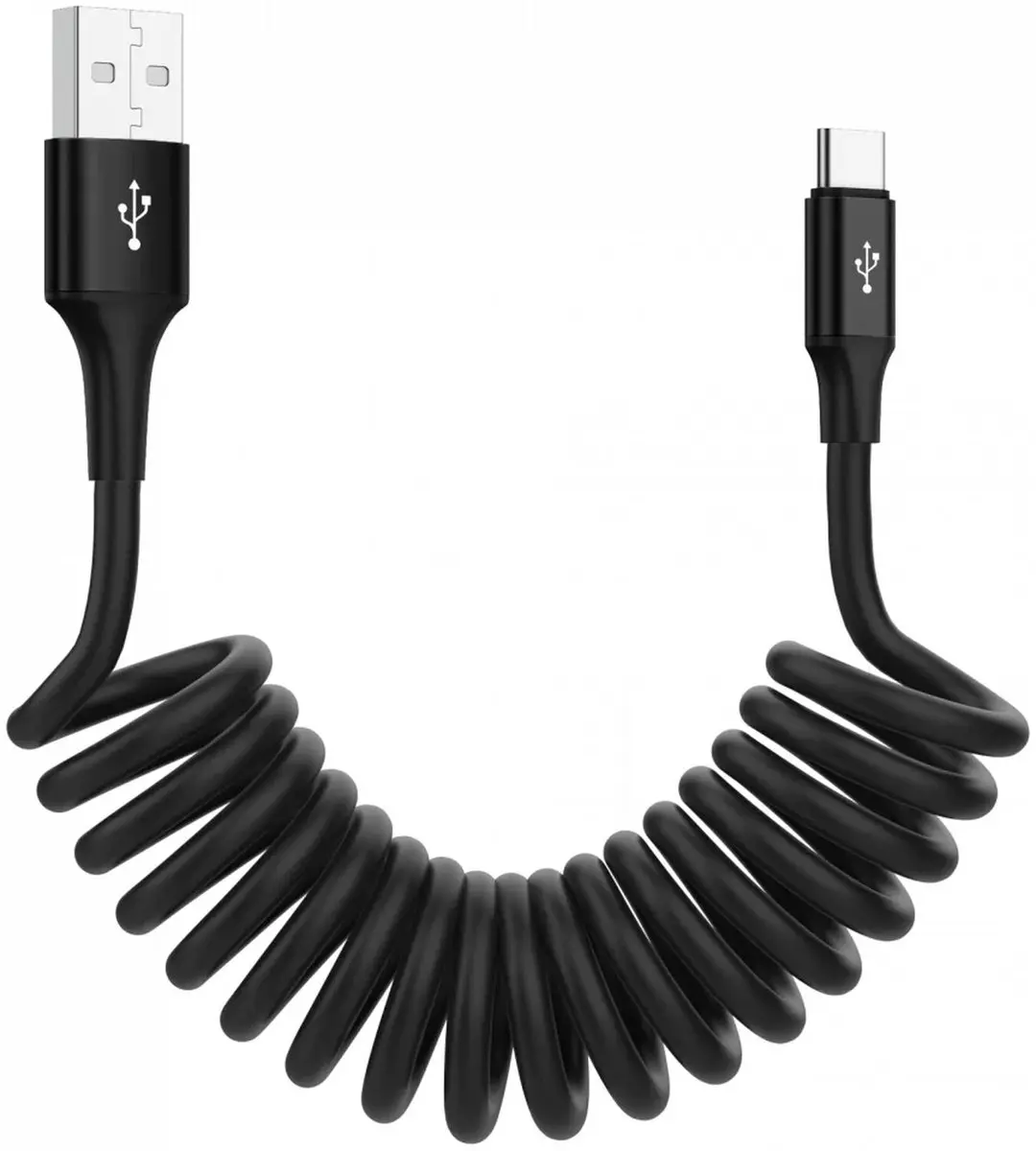 Selected SBG Universele USB-C Krulsnoer 1M