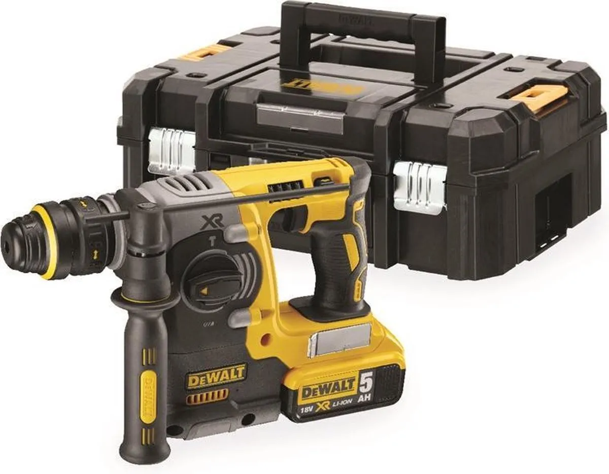 DeWalt DCH274P2T SDS-plus Accuhamer - 2,1J - 2x 5.0Ah - TSTAK - afbeelding 6 van 6
