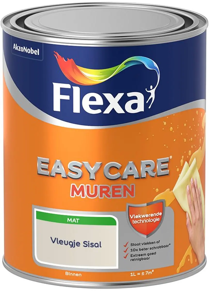 Flexa Easycare Muren Vleugje Sisal Mengverf 1L