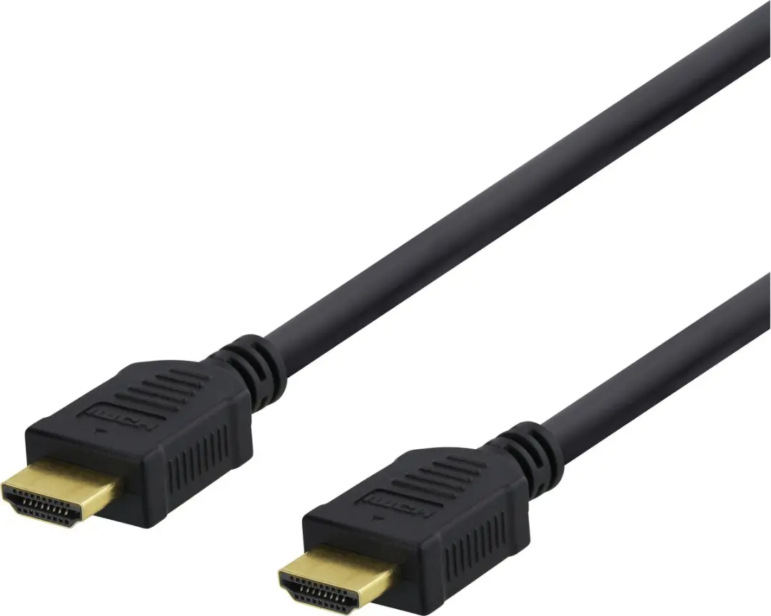 Deltaco HDMI-1015D HDMI-kabel 4K/60Hz 1,5m - Zwart