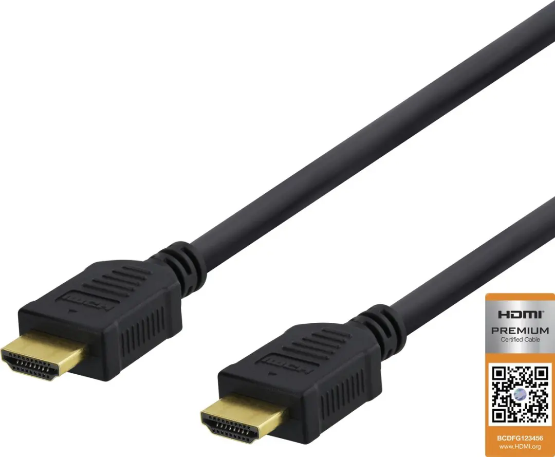 Deltaco HDMI-1015D HDMI-kabel 4K/60Hz 1,5m