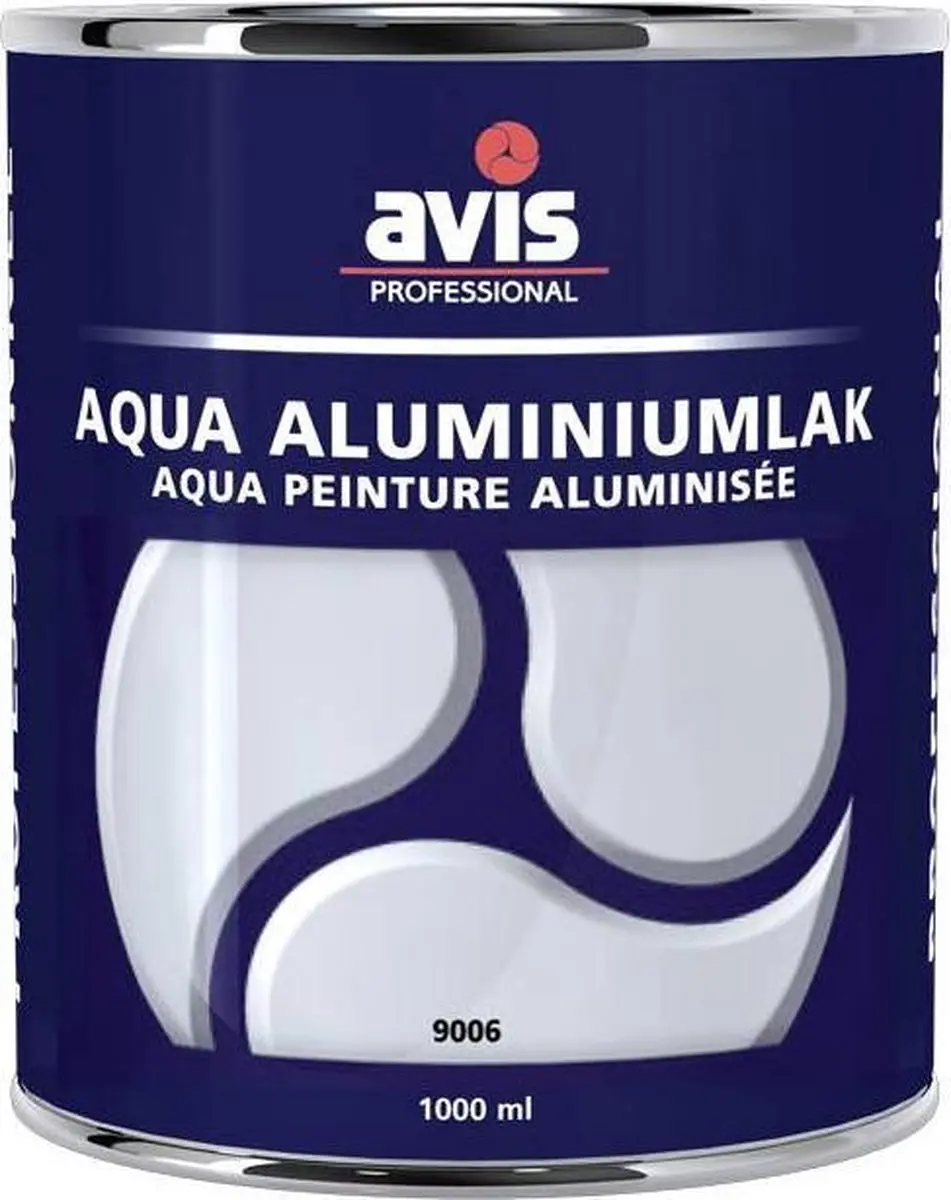 Avis Aqua Aluminium Verf 1L - RAL 9006
