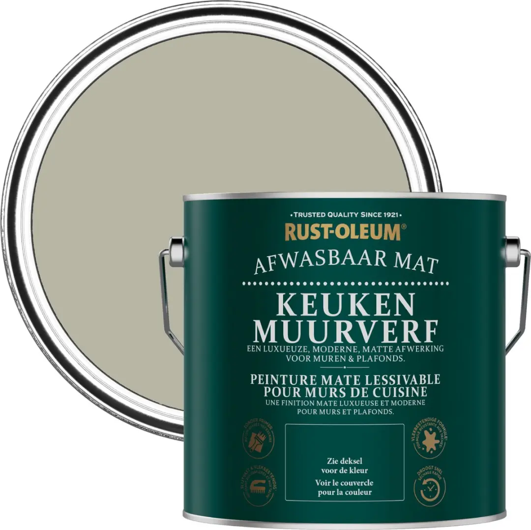 Rust-Oleum Grijs Keuken muurverf