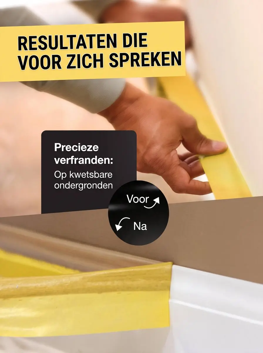 Kip Frogtape Delicate Surface Afplaktape 36mm x 55m - Geel