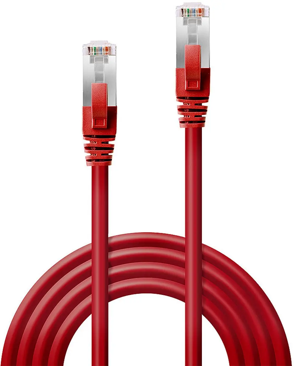 Lindy 45620 RJ45 Netwerkkabel - 0,30m - Rood