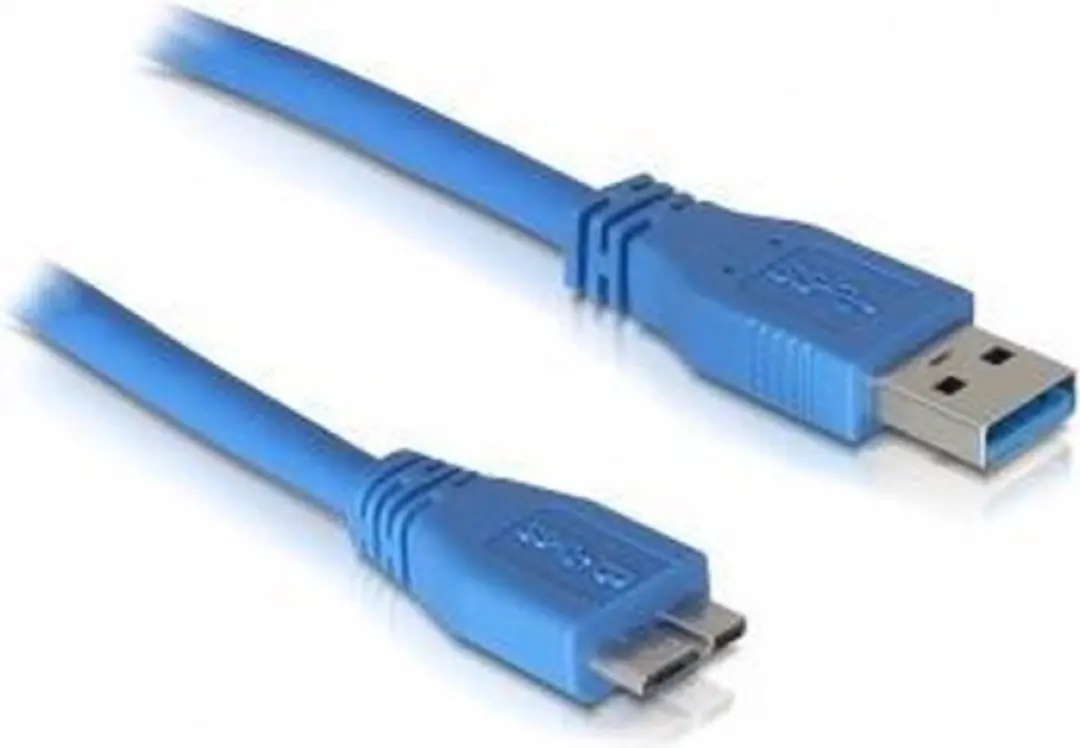 Delock USB 3.0 Micro Kabel - Blauw - 2m