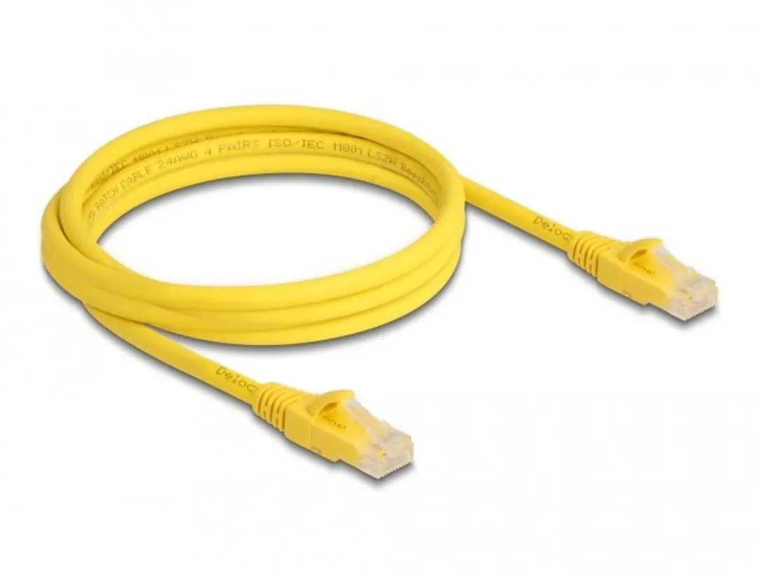 Delock RJ45 Kabel Cat.6A U/UTP 2m - Geel