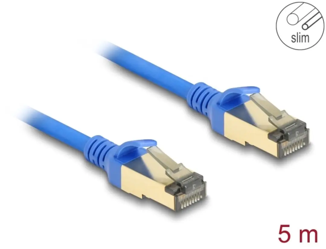 Delock RJ45 Cat.8.1 F/FTP Netwerkkabel 5m