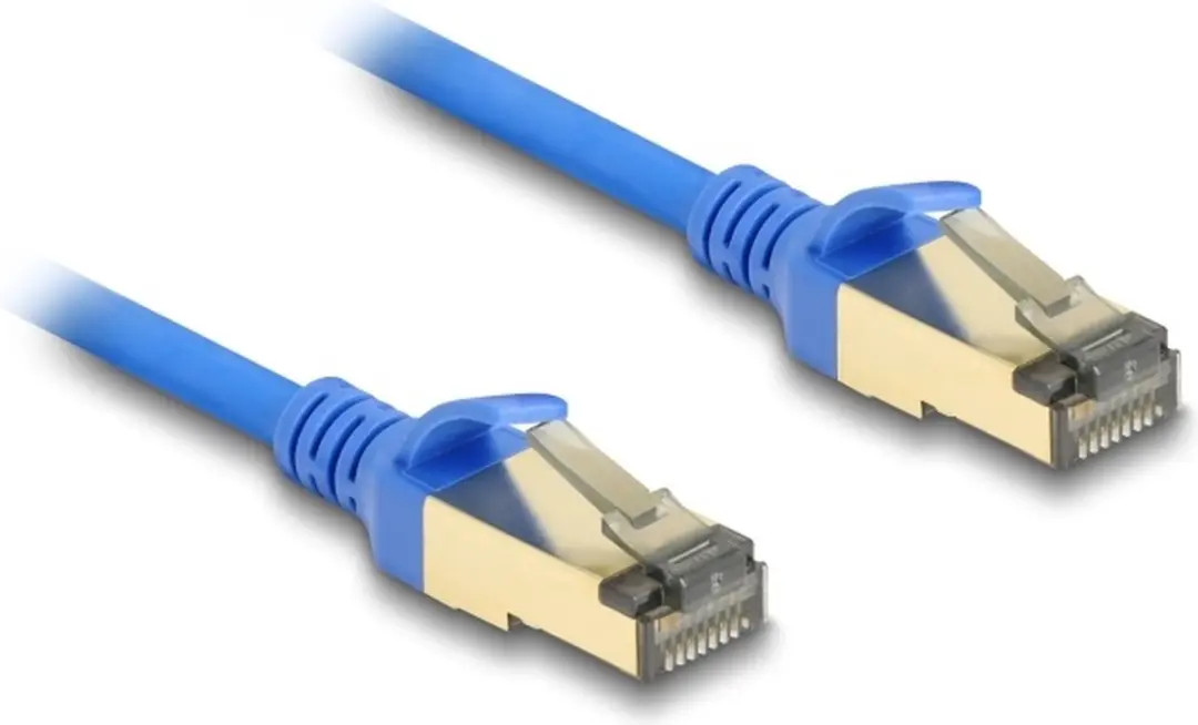 Delock RJ45 Cat.8.1 F/FTP Netwerkkabel 5m - Blauw