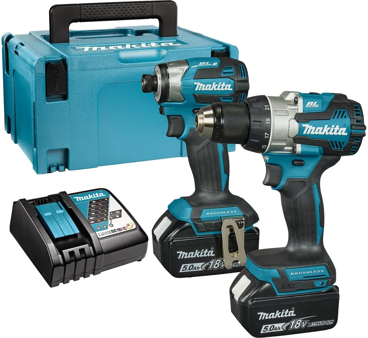 Makita DLX2527TJ Combiset 18V