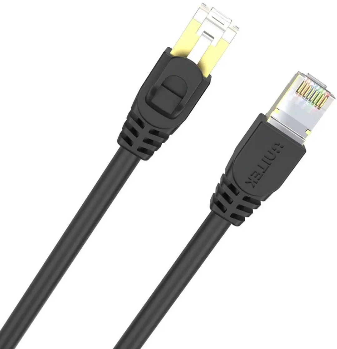 UNITEK C1814EBK Netwerkkabel - 15m - Zwart