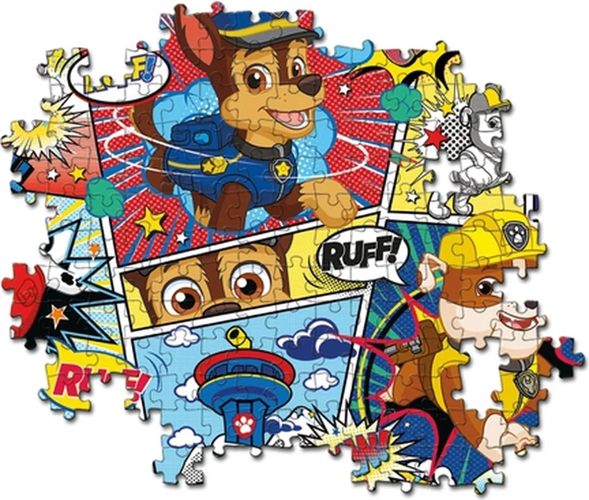 Clementoni Paw Patrol SuperColor Legpuzzel 104 Stuks - 48x33cm