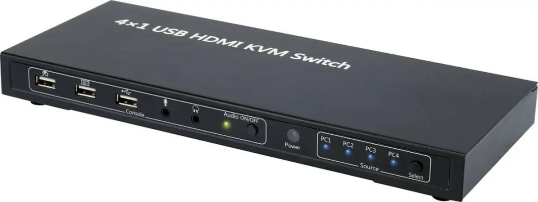 SpeaKa Professional SP-4000672 KVM-switch 4 poorten HDMI - 4K