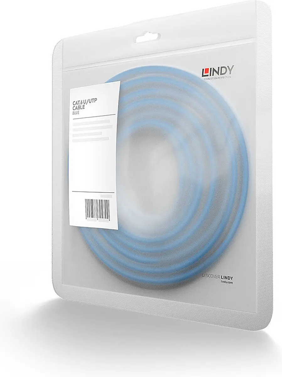 Lindy UTP Category 6 Kabel 48017 - 1m - Rood