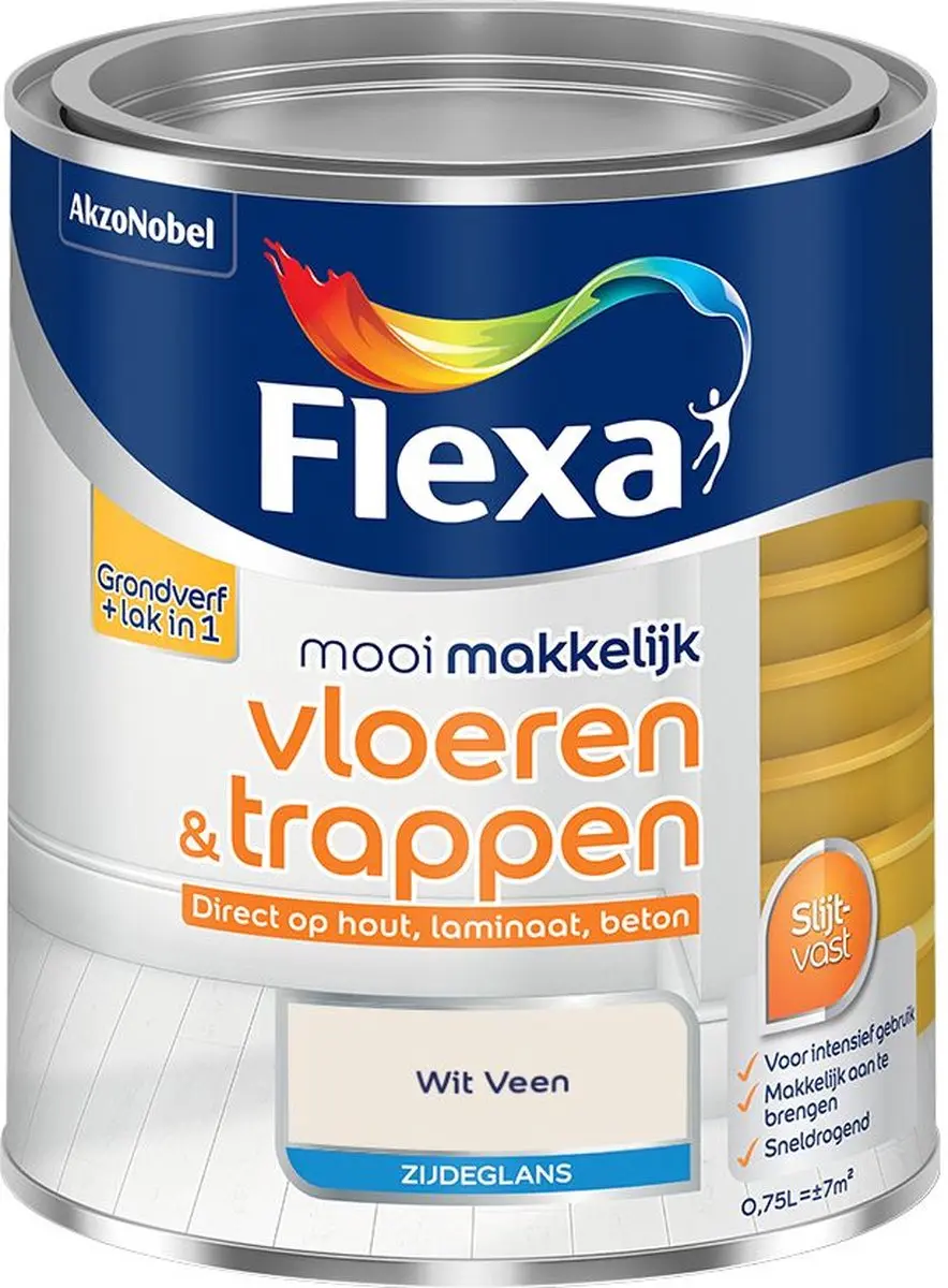Flexa Mengverf Wit Veen 750ml