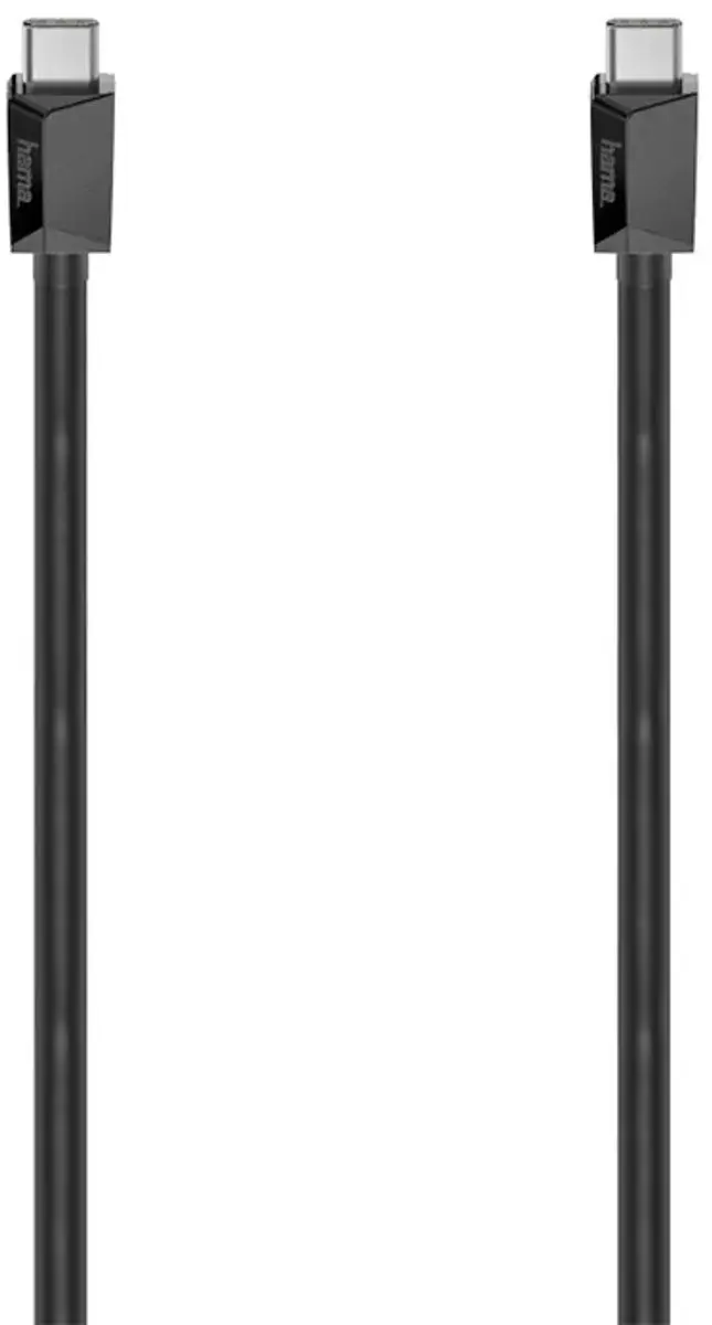 Hama USB-C-kabel 1m USB 3.2 Gen2 10Gbit/s - Zwart