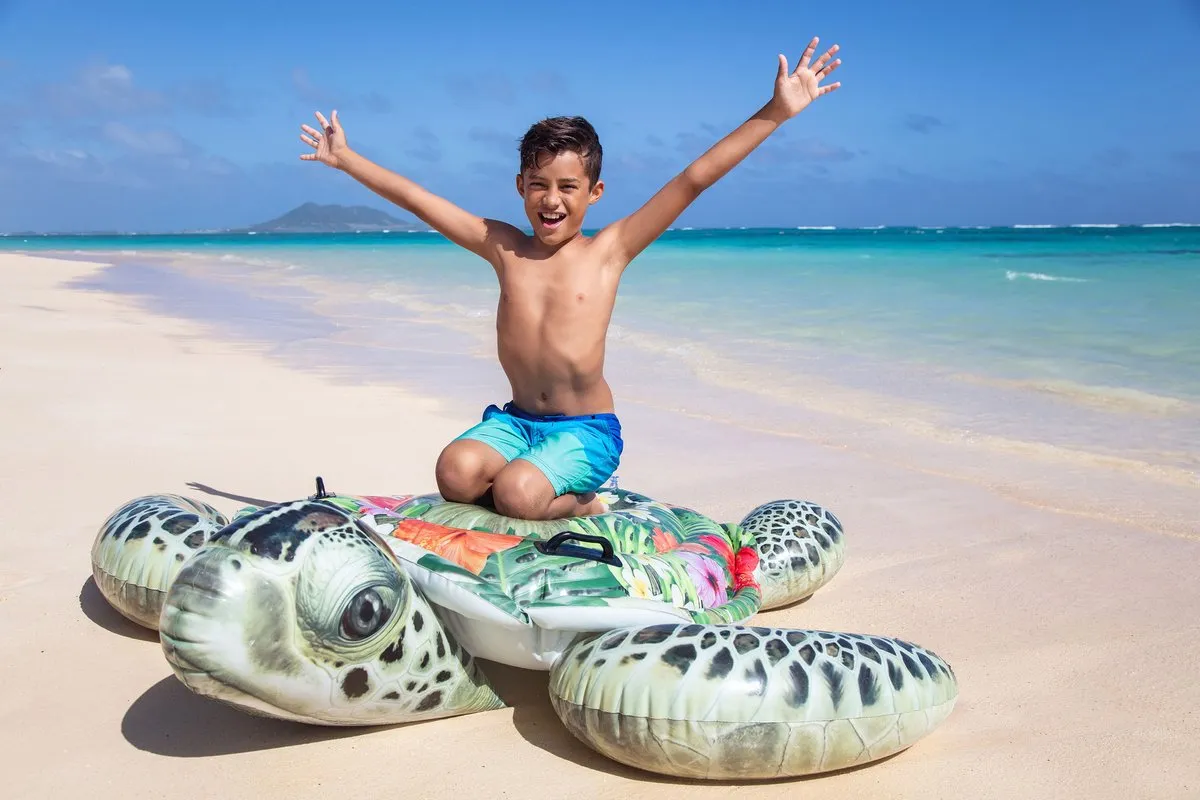 Intex Opblaasfiguur Realistische Zeeschildpad - Leeftijd 3+