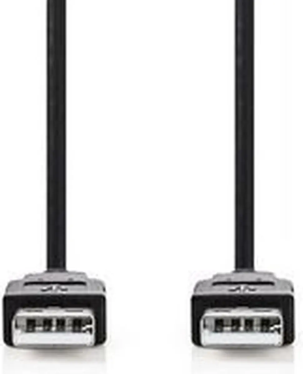 Nedis USB 2.0 USB-A Kabel 3m - Zwart