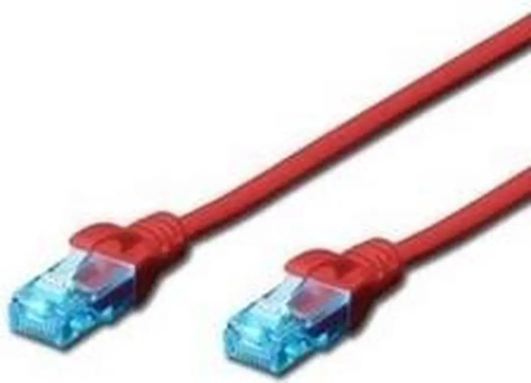 Digitus DK-1512-020/R RJ45 Netwerkkabel CAT5e 2m - Rood
