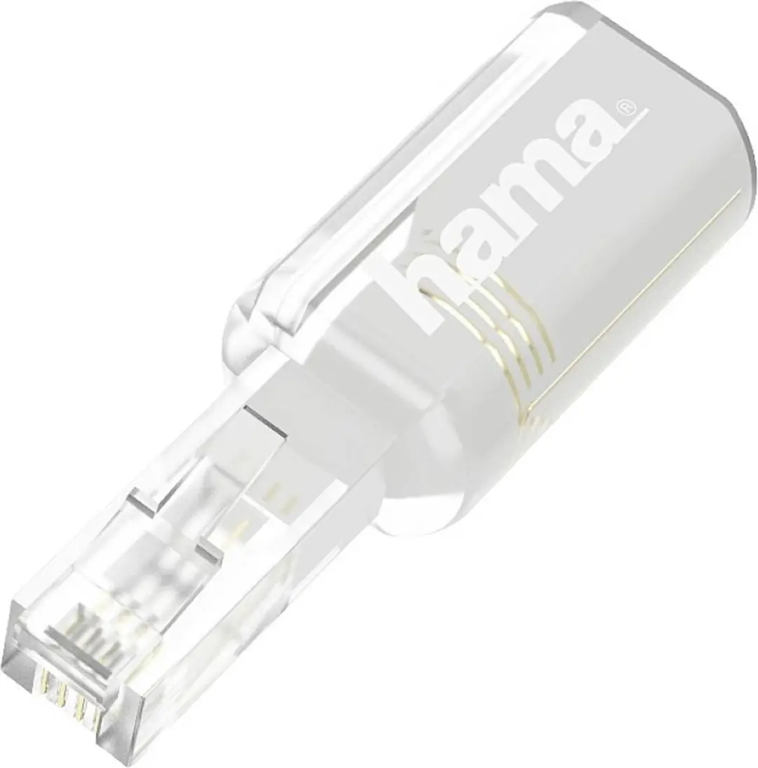 Hama Analoog Telefoonkabel RJ11-TAE 0.2m - Zwart