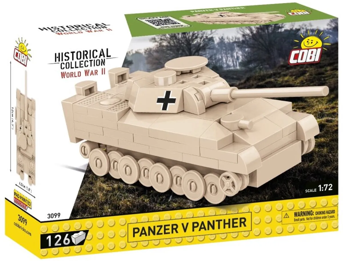 Cobi Panzer V Panther COBI-3099 - 126 Stukken - Meerkleurig