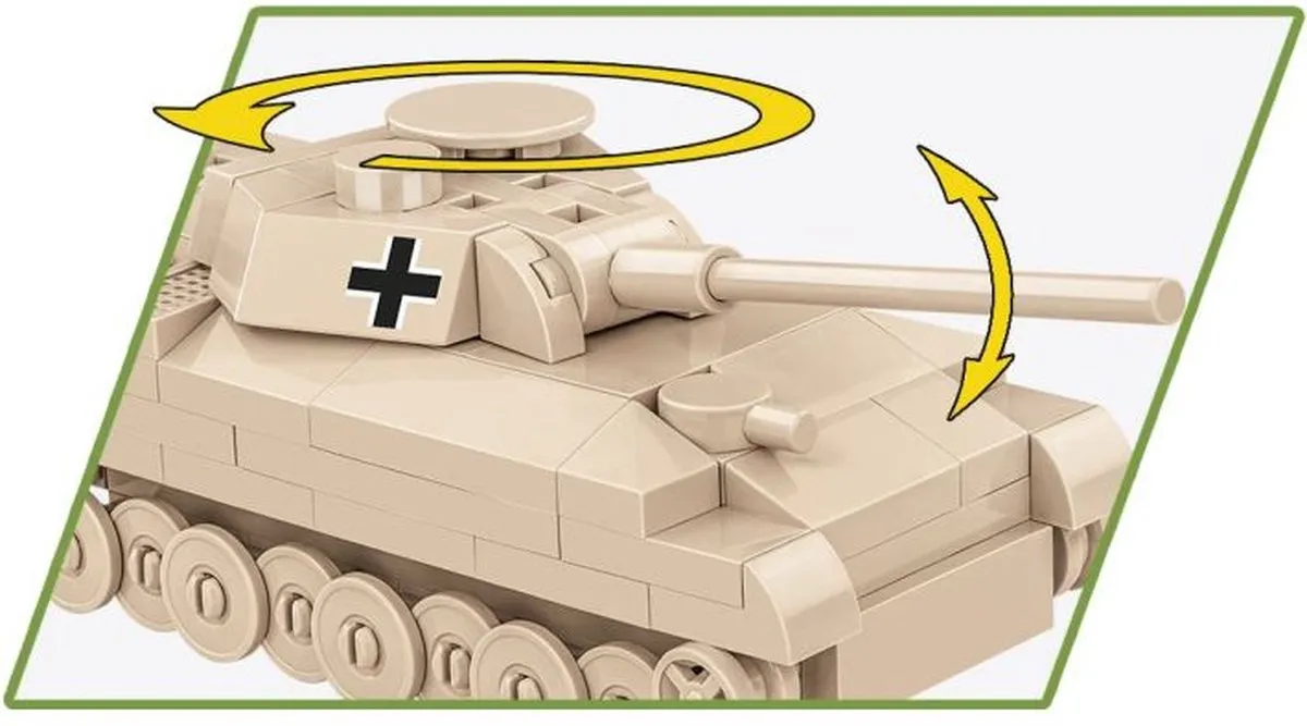 Cobi Panzer V Panther COBI-3099 - 126 Stukken - Meerkleurig