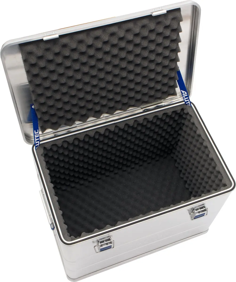 Alutec Comfort 73 Aluminium Transportkist 73L - Schuimwanden