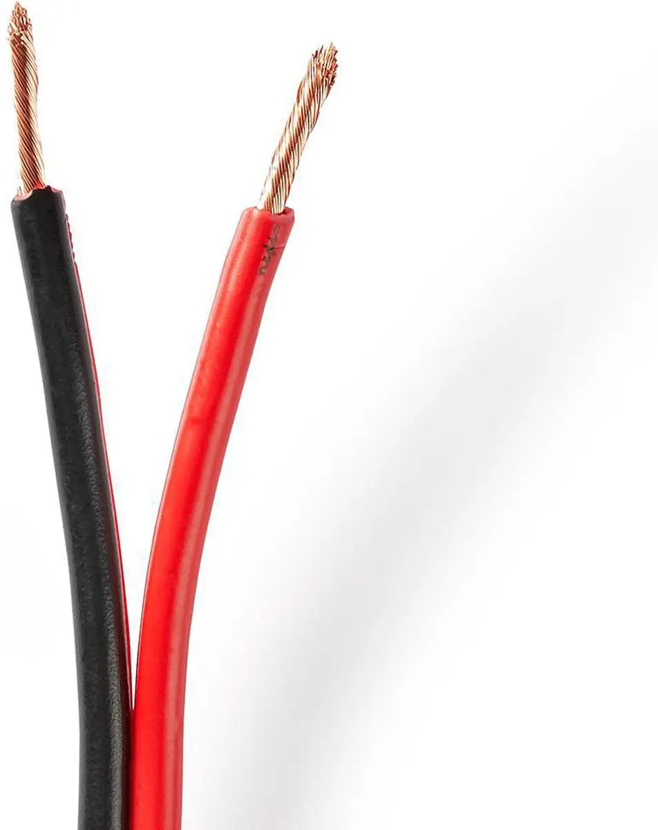 Nedis Speaker-Kabel CABR2500BK1000 2x2.50mm²