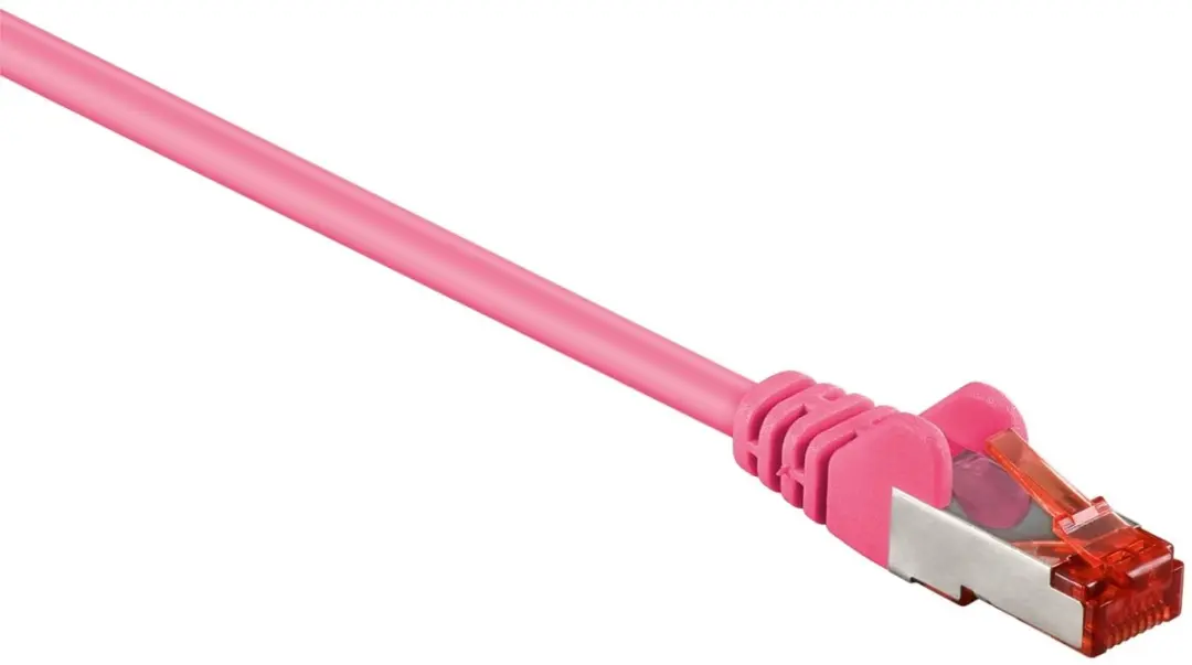 Goobay Wentronic 93441 Cat 6 UTP-kabel 5m - Magenta