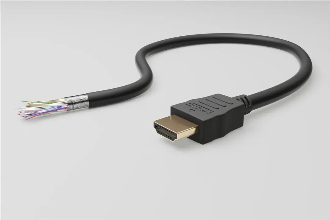 Goobay HDMI 2.0 Kabel 90° Haaks 1m - Zwart