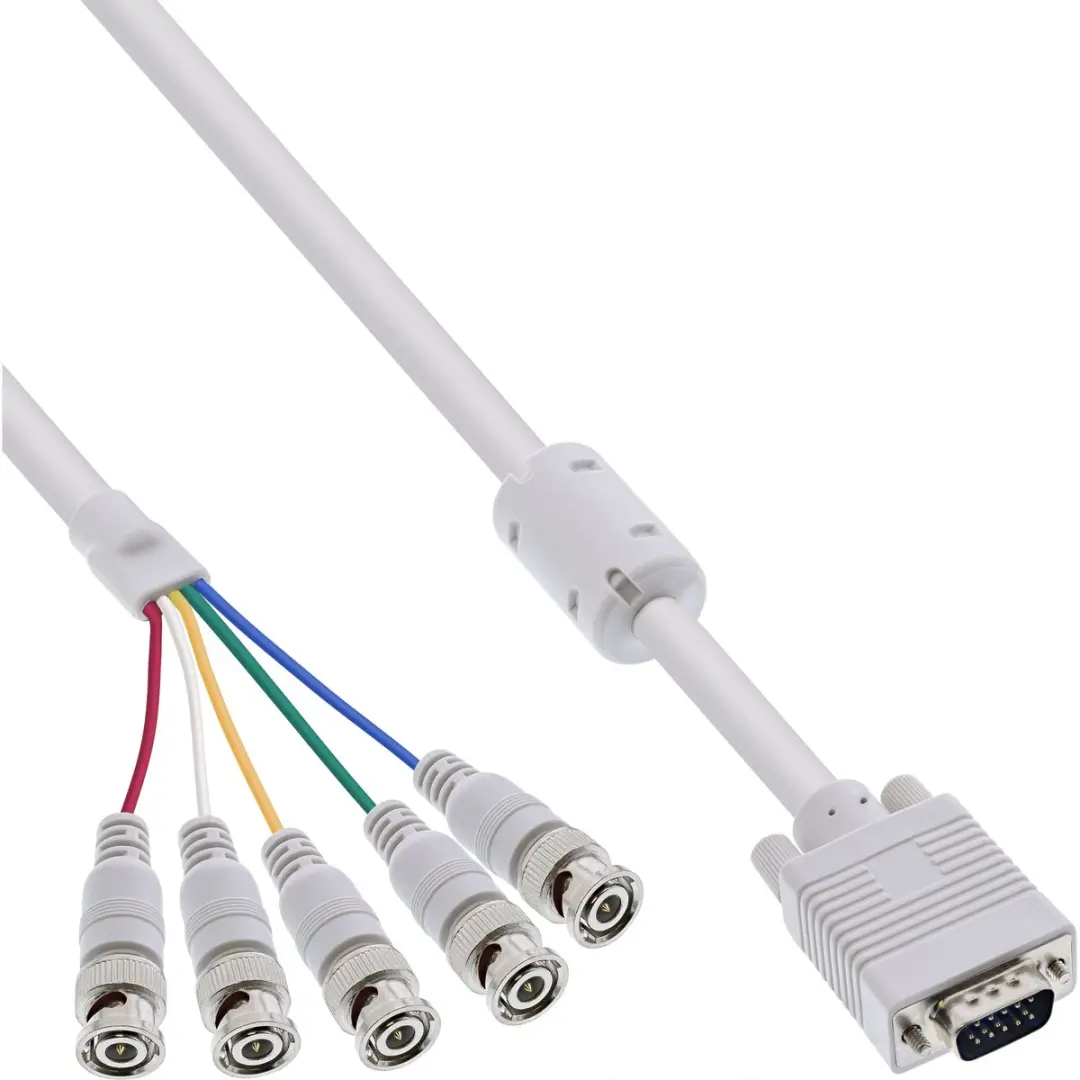 InLine VGA Videokabel 5x BNC 5m