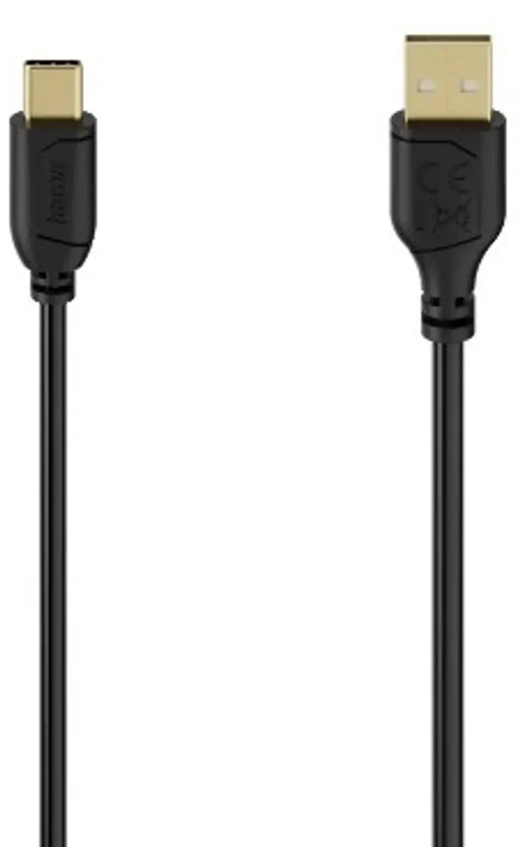 Hama 00074265 USB-kabel USB 2.0 0,75 m USB A USB C 0,48 Gbit/s Zwart