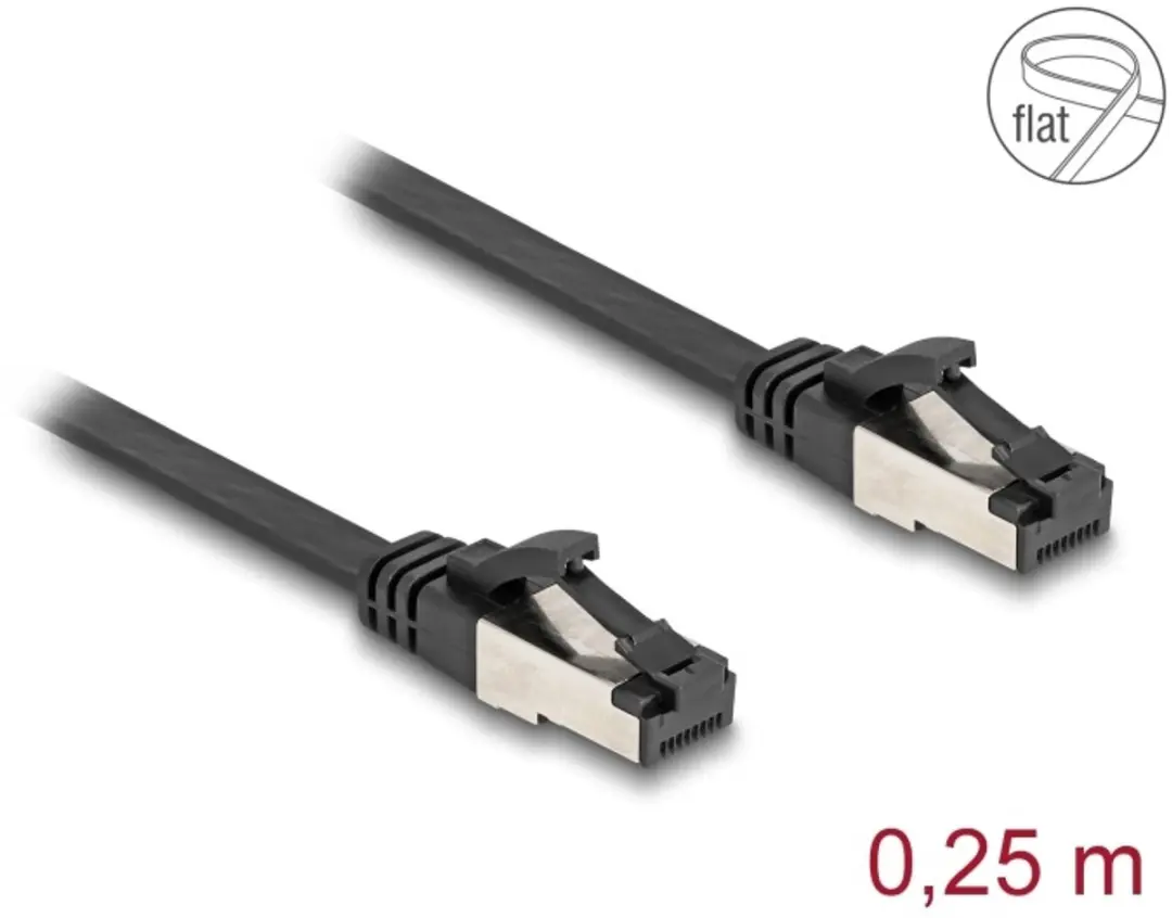 Delock Cat.8.1 RJ45 Patchkabel 0,25m