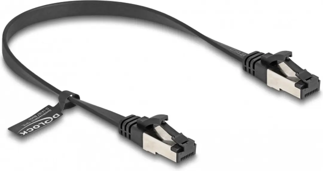 Delock Cat.8.1 RJ45 Patchkabel 0,25m - Zwart