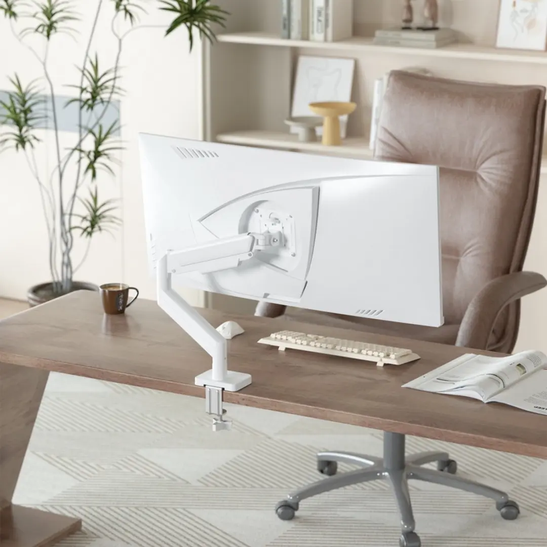 Gembird Premium Monitorarm DA1-04 Wit - 17-32" - Gasveer