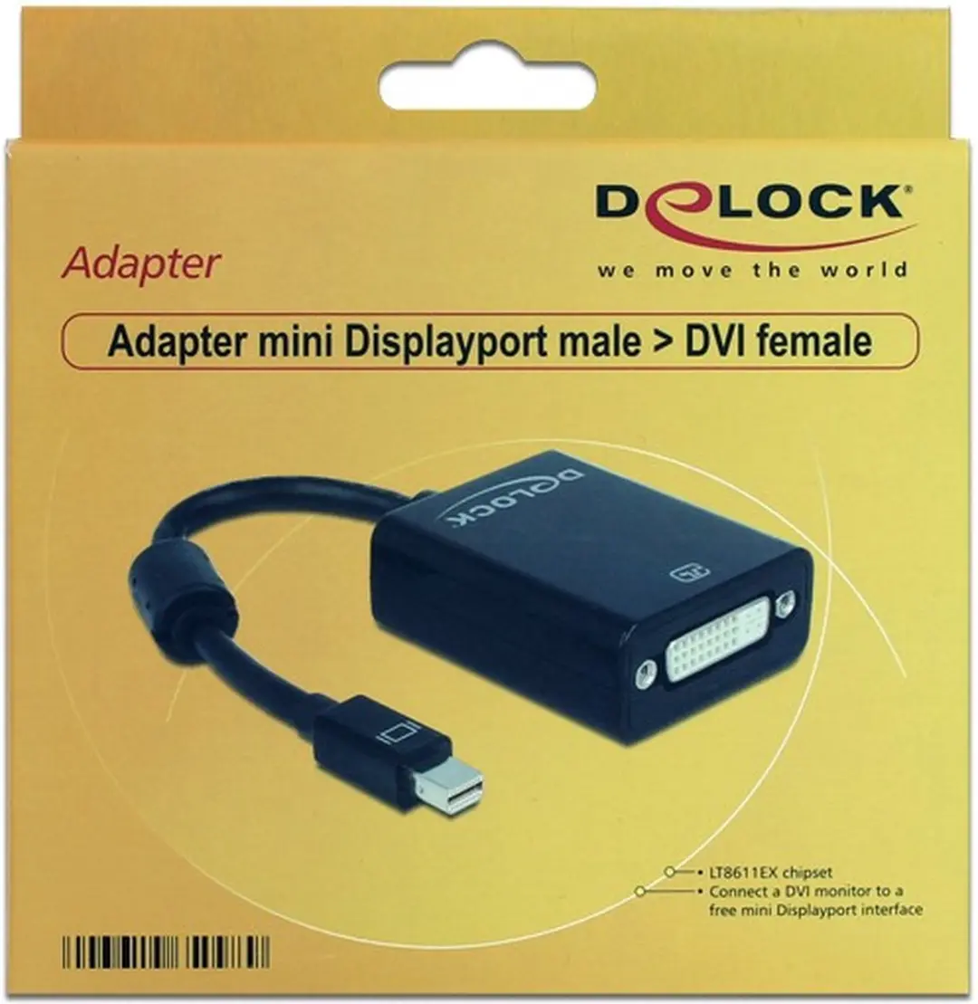 Delock IDE 40pin Gender Changer - Zwart