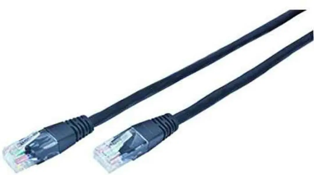 Gembird CablExpert PP12-1M/BK Netwerkkabel Cat5E - 1m - Zwart