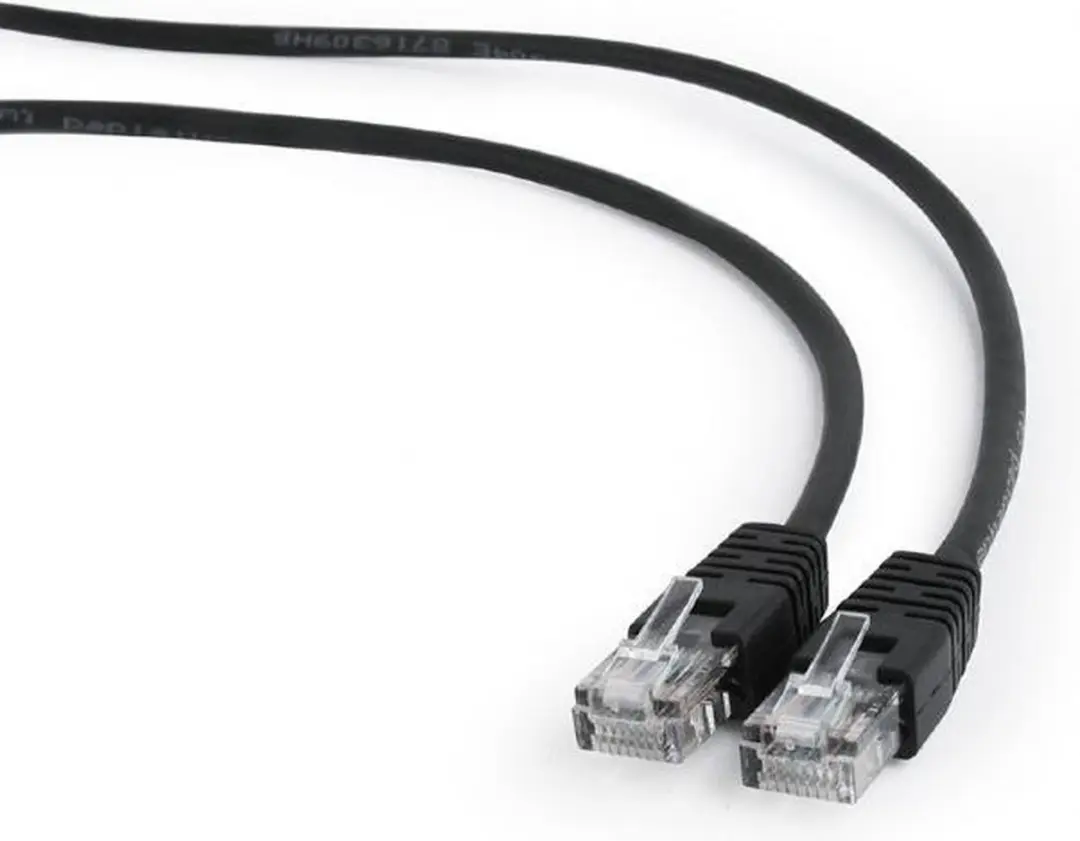 Gembird CablExpert PP12-1M/BK Netwerkkabel Cat5E - 1m - Zwart - afbeelding 6 van 6