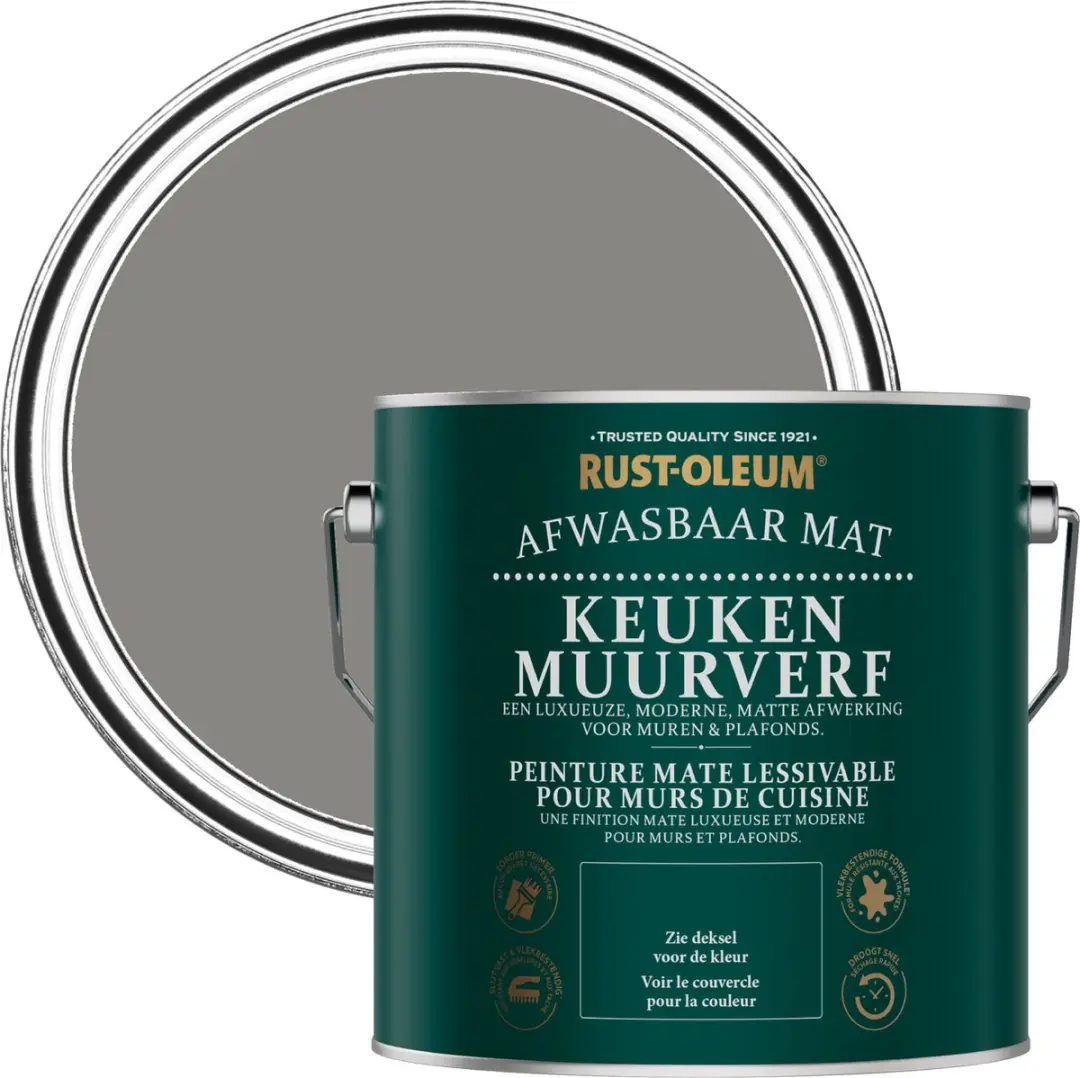 Rust-Oleum Grijs Keuken muurverf