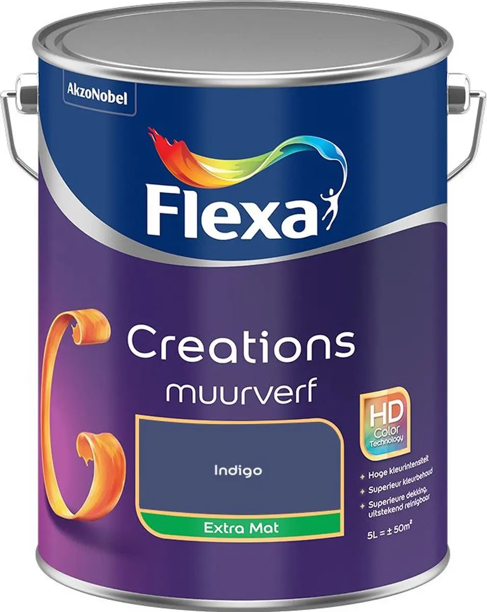 Flexa Creations Muurverf Extra Mat Indigo