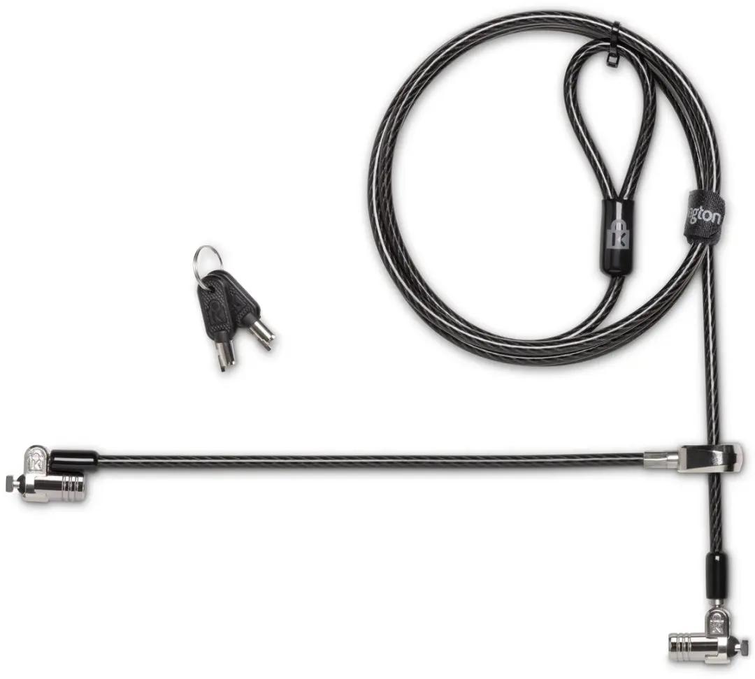 Kensington K65048WW MicroSaver 2.0 Twin-Laptopslot - Zwart