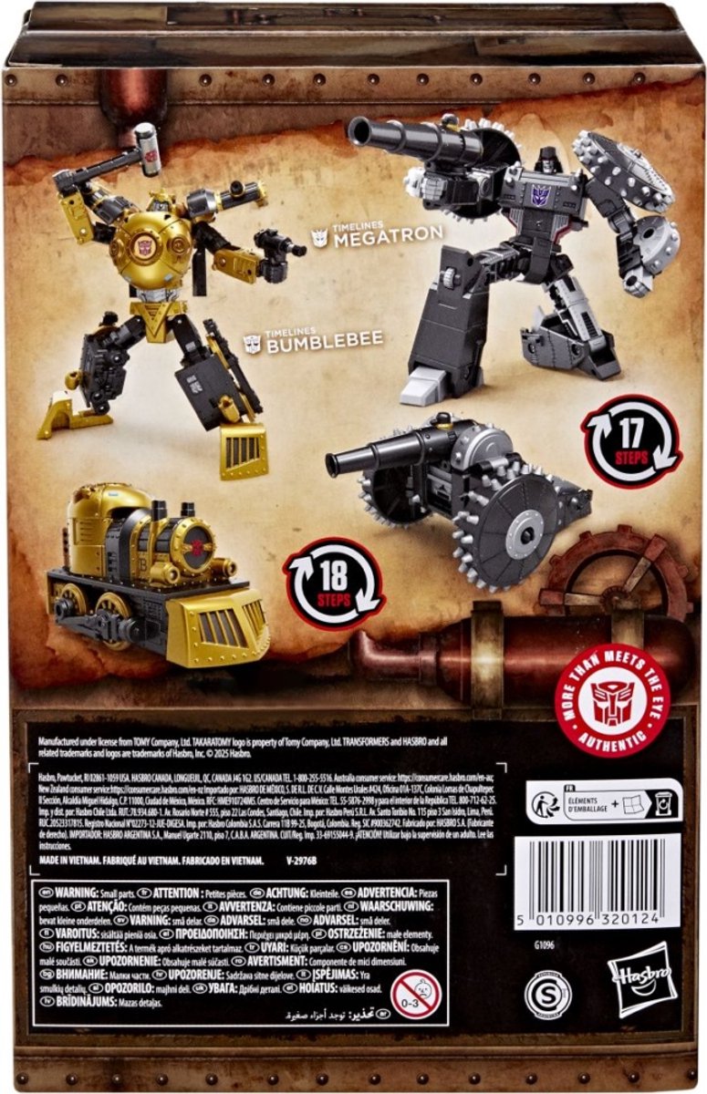 Transformers Timelines Comic Edition Megatron & Bumblebee Hearts of Steel