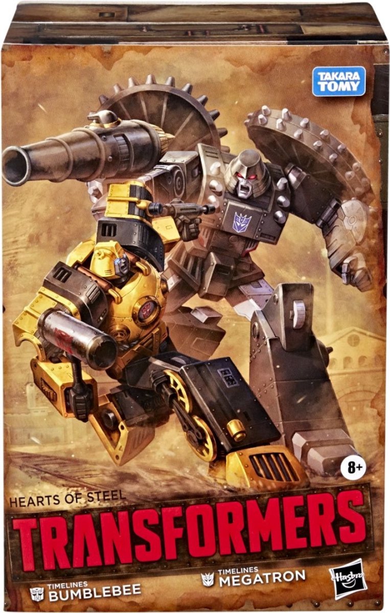 Transformers Timelines Comic Edition Megatron & Bumblebee Hearts of Steel