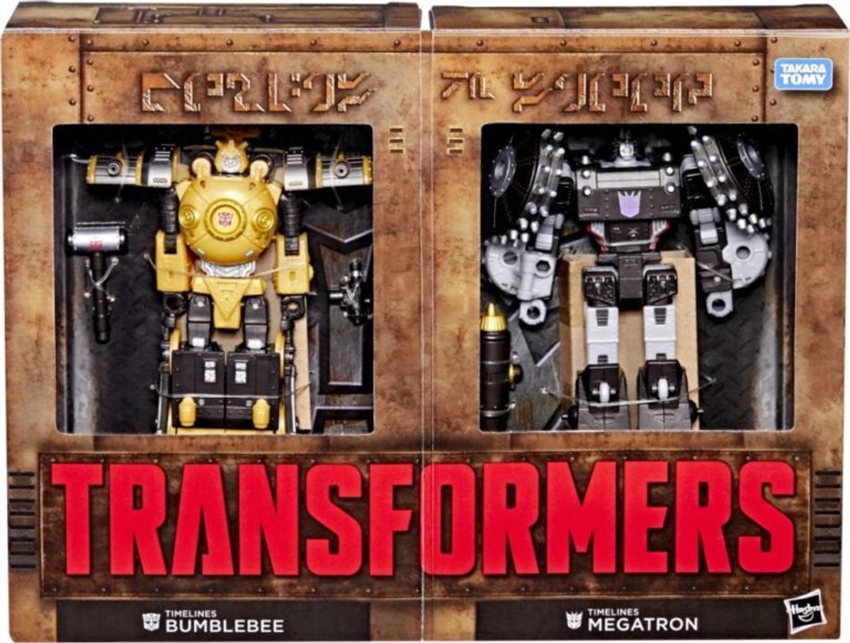 Transformers Timelines Comic Edition Megatron & Bumblebee Hearts of Steel