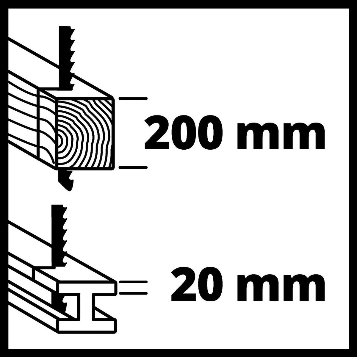 Einhell TE-AP 950 E Reciprozaag 950W