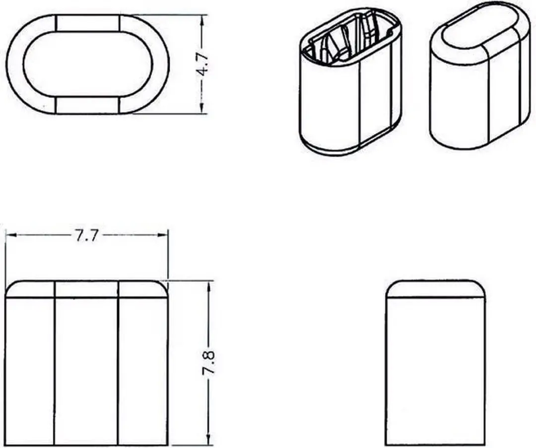 Delock Afsluitcover 8-pins Lightning - 10 Stuks - Transparant