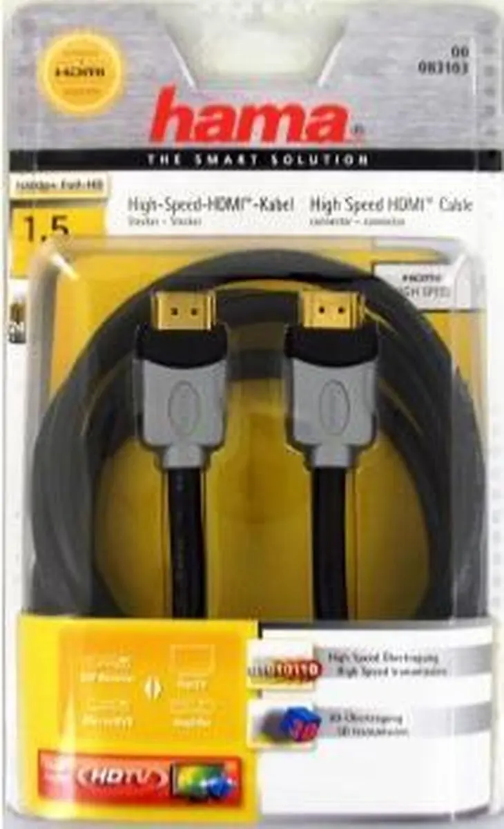 Hama Hdmi Cable 1,5M