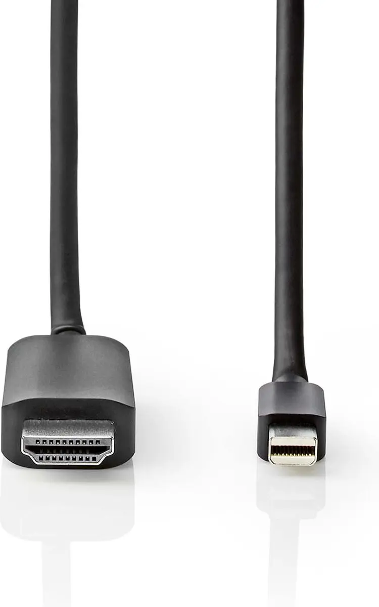 Nedis Mini DisplayPort naar HDMI Kabel 48Gbps 2m - Zwart