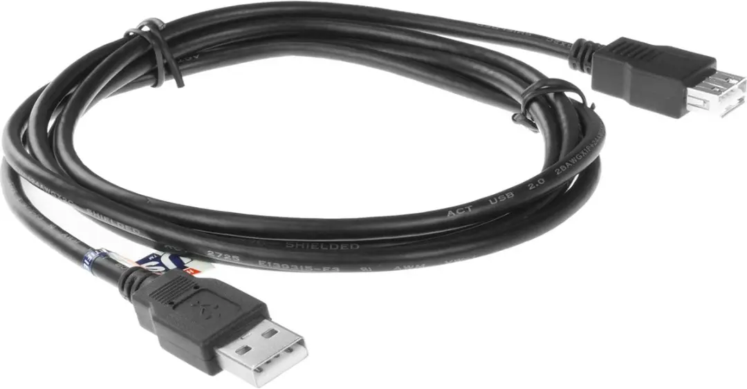 ACT USB 2.0 Verlengkabel A Male - A Female AC3043 - 3m - Zwart